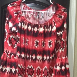 Womens bell sleeve flowy tunic. New without tags